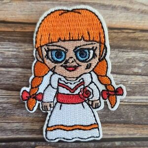 Annabelle Horror Scary Movie Demon Possession Doll Iron on Patch